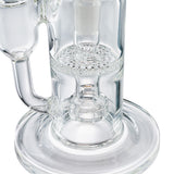(WATER PIPE) 9.6" HIGH END "BEACON" - CLEAR