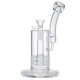 (WATER PIPE) 9.6" HIGH END "TOWER" - CLEAR