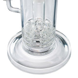 (WATER PIPE) 9.6" HIGH END "TOWER" - CLEAR