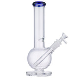(WATER PIPE) 10" BALL PIPE WITH COLOR HEAD - BLUE
