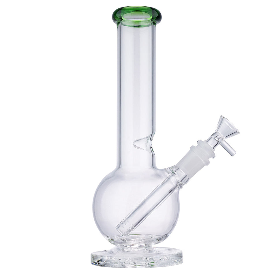 (WATER PIPE) 10" BALL PIPE WITH COLOR HEAD - GREEN