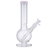 (WATER PIPE) 10" BALL PIPE WITH COLOR HEAD - PINK