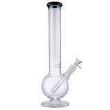 (WATER PIPE) 14" BALL PIPE WITH COLOR HEAD - BLACK