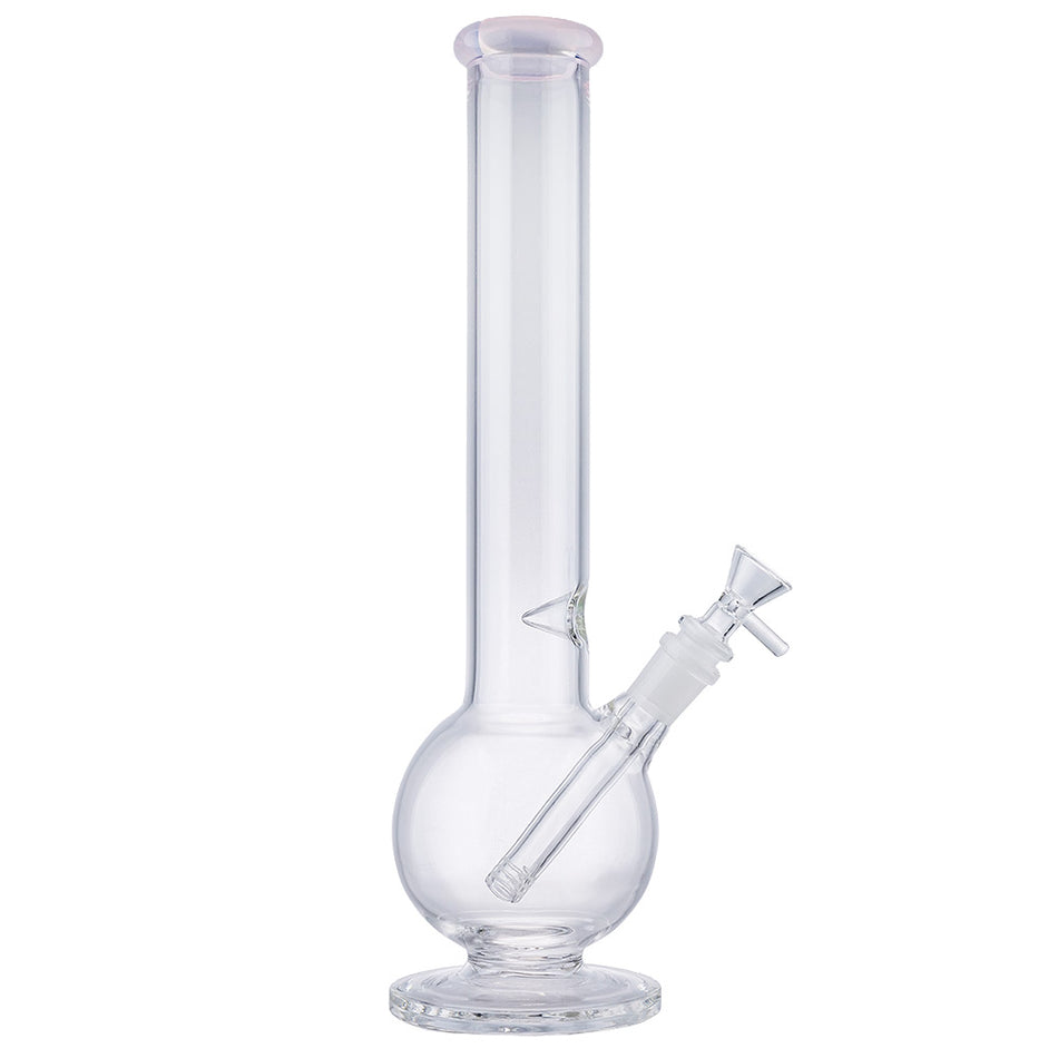 (WATER PIPE) 14" BALL PIPE WITH COLOR HEAD - PINK