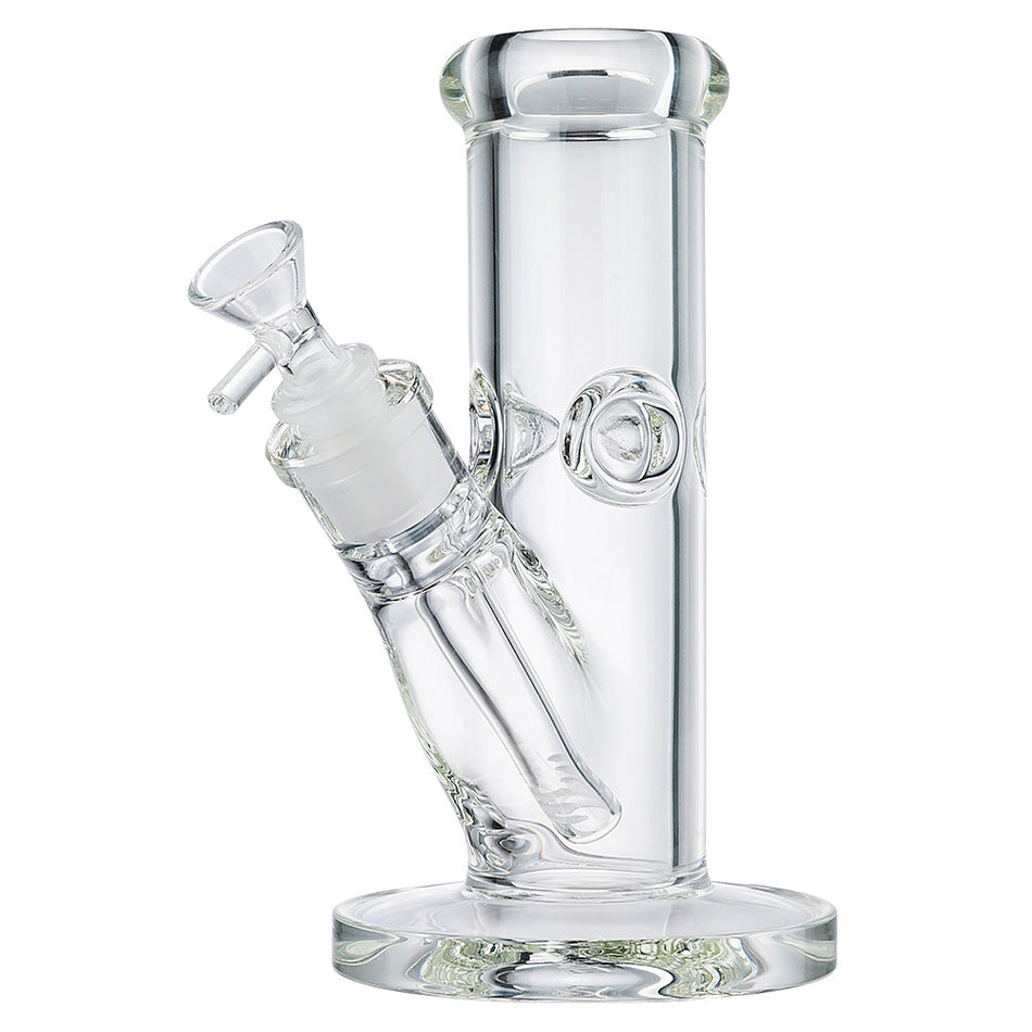(WATER PIPE) 8" HEAVY STRAIGHT BEAKER 7MM THICK - CLEAR