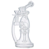 (RECYCLER) 8.5" H.E GLASS "GUARDIAN" - CLEAR