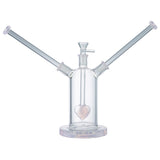 (WATER PIPE) 7" DOUBLE CRUSH - JADE PINK