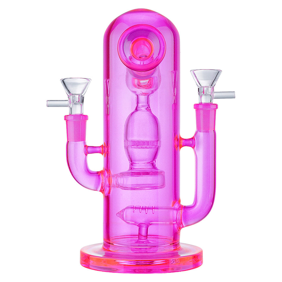(WATER PIPE) 9" THE REACTOR 2 IN 1 - PINK