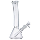 (WATER PIPE) 10" BENT BEAKER - CLEAR