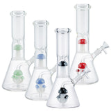 (WATER PIPE) 10" MUSHROOM COLONY - BLACK