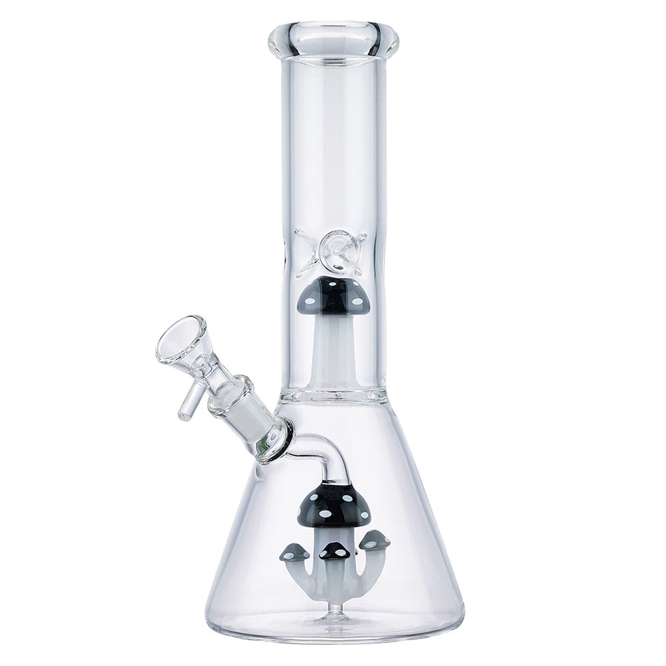 (WATER PIPE) 10" MUSHROOM COLONY - BLACK