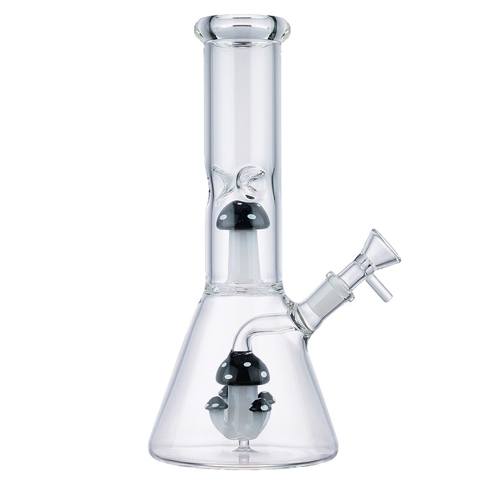(WATER PIPE) 10" MUSHROOM COLONY - BLACK
