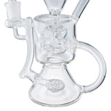 (RECYCLER) 9.5" H.E GLASS "CHALICE" - CLEAR