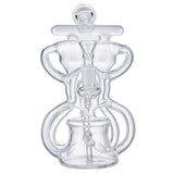 (WATER PIPE) 8" HIGH END "PUMP RECYCLER" - CLEAR