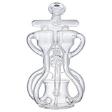 (WATER PIPE) 8" HIGH END "PUMP RECYCLER" - CLEAR