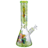 (WATER PIPE) 14" 7mm THICK - MUSHROOM