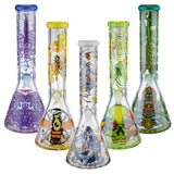 (WATER PIPE) 14" 7mm THICK - MUSHROOM