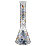 (WATER PIPE) 14" 7mm THICK - ASTRONAUT WITH SHARK