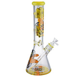 (WATER PIPE) 14" 7mm THICK - HONEY BEE