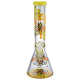 (WATER PIPE) 14" 7mm THICK - HONEY BEE