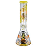 (WATER PIPE) 14" 7mm THICK - HONEY BEE