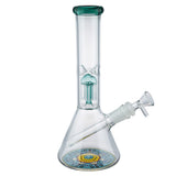 (WATER PIPE) 10" TREE PERC MANDALA - LAKE GREEN