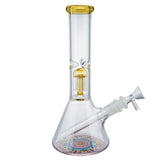 (WATER PIPE) 10" TREE PERC MANDALA - YELLOW