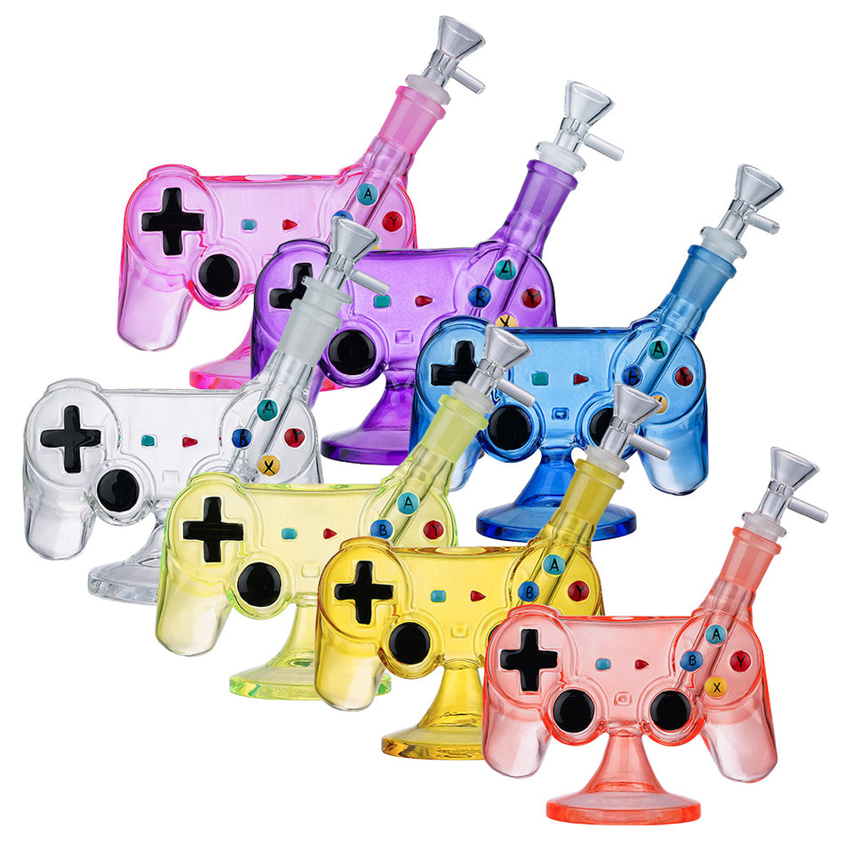 (WATER PIPE) 5" GAME CONTROLLER - CLEAR