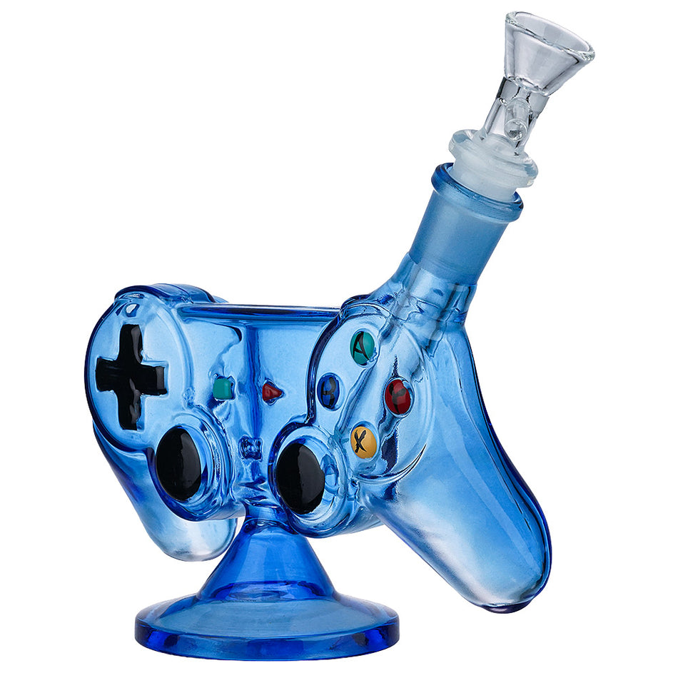 (WATER PIPE) 5" GAME CONTROLLER - LIGHT BLUE