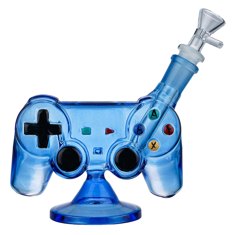 (WATER PIPE) 5" GAME CONTROLLER - LIGHT BLUE