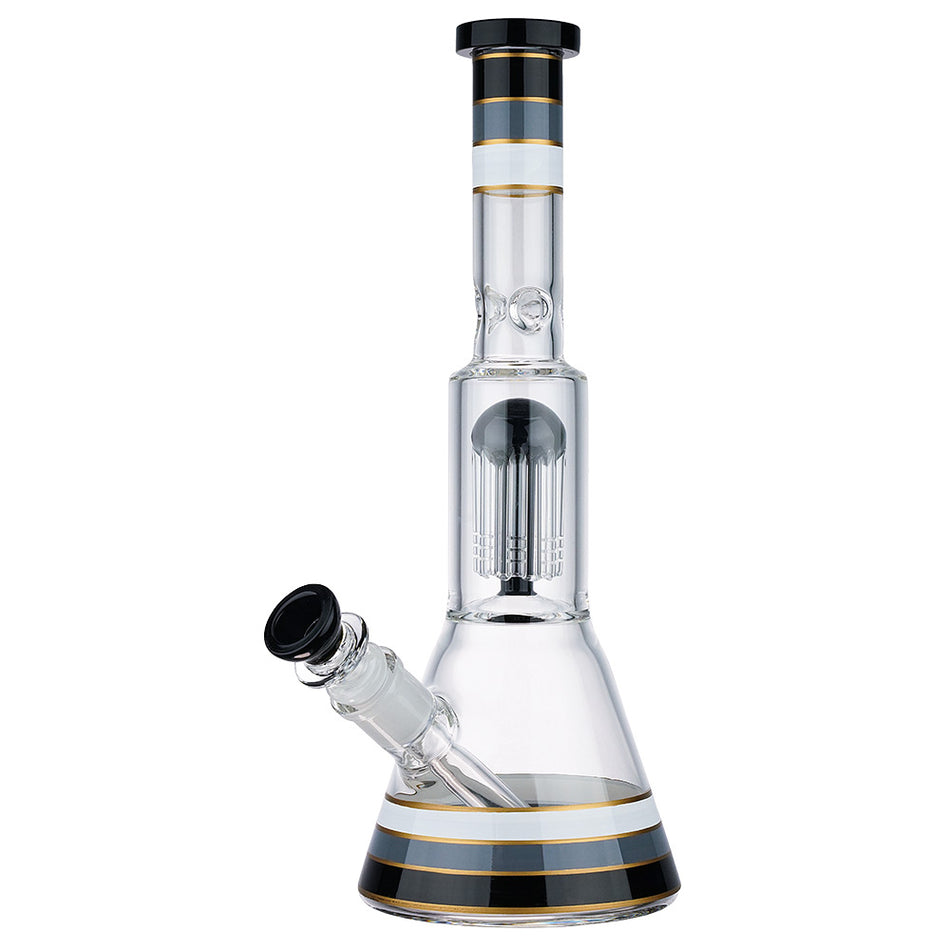 (WATER PIPE) 12.25" TREE PERC COLOR LINE - BLACK