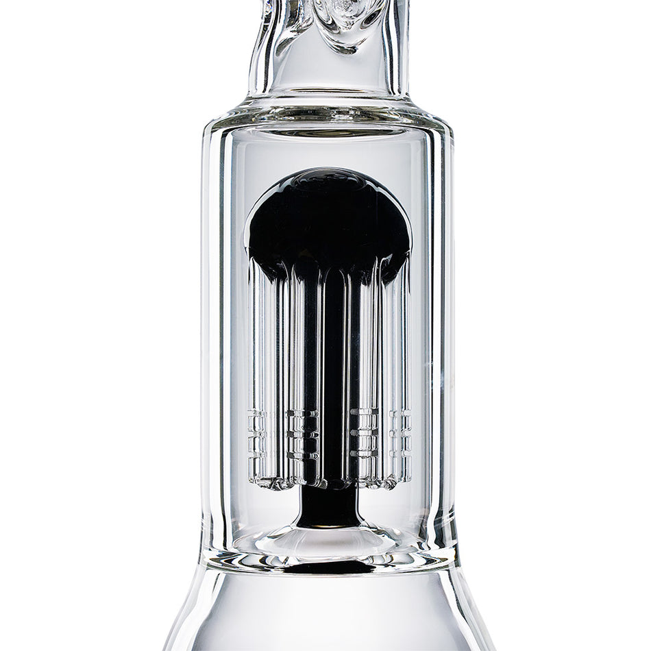 (WATER PIPE) 12.25" TREE PERC COLOR LINE - BLACK