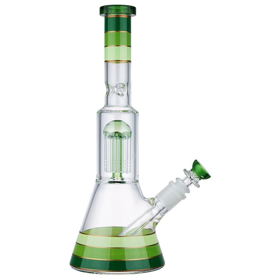 (WATER PIPE) 12.25" TREE PERC COLOR LINE - GREEN