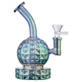 (RIG) 6" DIAMOND CUTS ON SPHERE BODY - GREEN