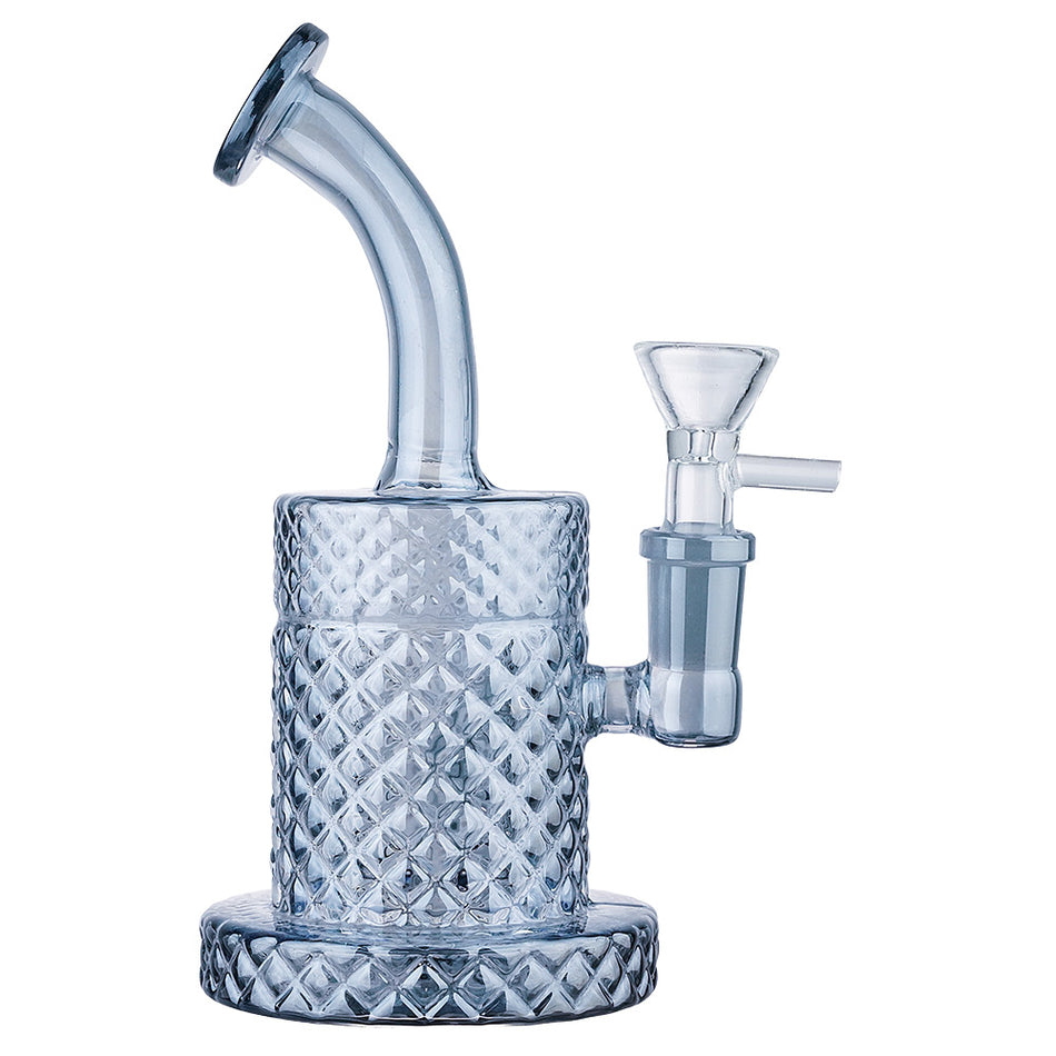 (RIG) 6" DIAMOND CUTS ON BODY - AQUA BLUE