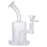 (RIG) 6" DIAMOND CUTS ON BODY - CLEAR