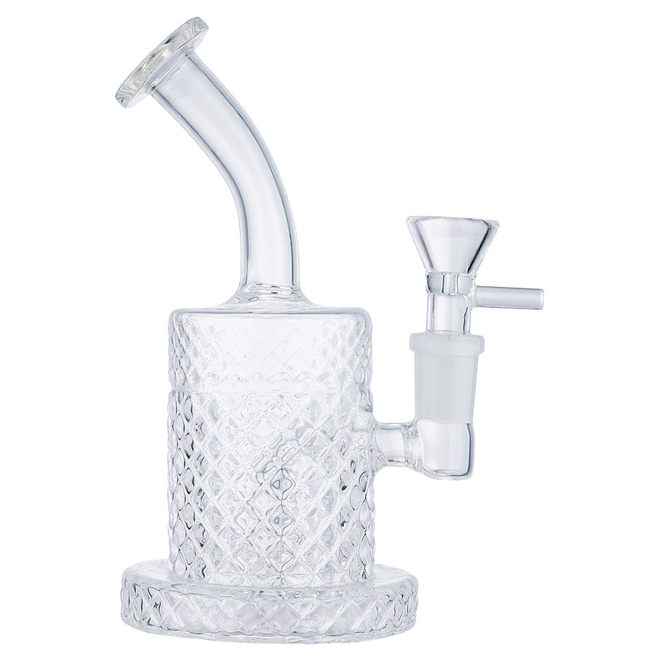 (RIG) 6" DIAMOND CUTS ON BODY - CLEAR