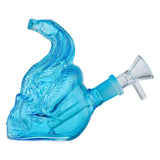 (RIG) 4.3" COBRA ON SKULL HEAD - BLUE