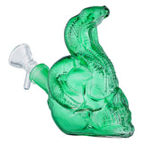 (RIG) 4.3" COBRA ON SKULL HEAD - GREEN