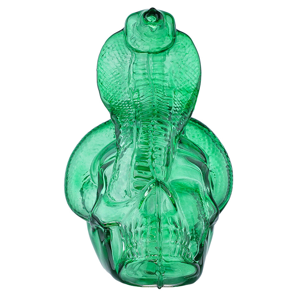 (RIG) 4.3" COBRA ON SKULL HEAD - GREEN