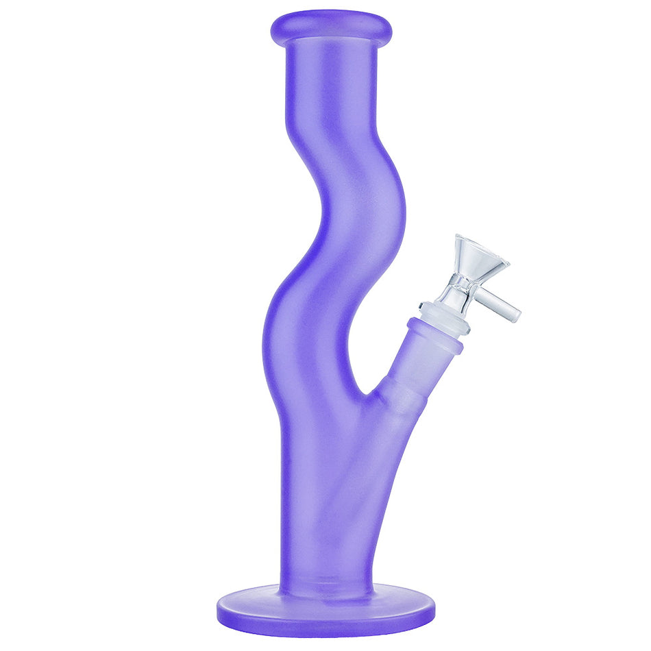 (WATER PIPE) 10" COLOR ZONG HOOK TUBE - LIGHT PURPLE