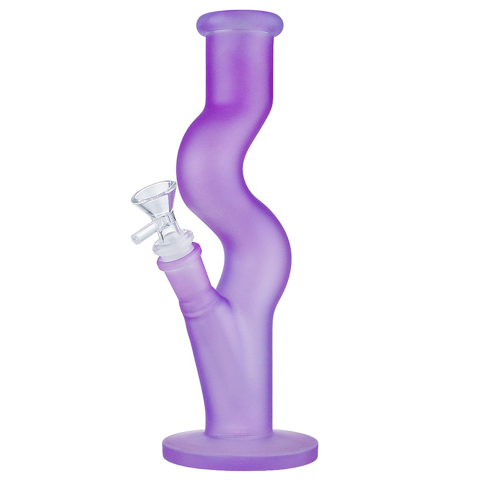 (WATER PIPE) 10" COLOR ZONG HOOK TUBE - PINK