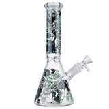 (WATER PIPE) 10" MONSTER GRAFFITTI - GREEN