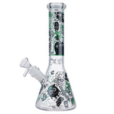 (WATER PIPE) 10" MONSTER GRAFFITTI - GREEN