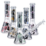 (WATER PIPE) 10" MONSTER GRAFFITTI - PURPLE