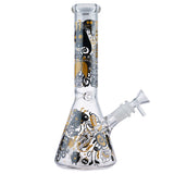 (WATER PIPE) 10" MONSTER GRAFFITTI - YELLOW