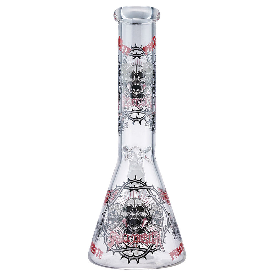 (WATER PIPE) 10" SKULL DESIGN - #1