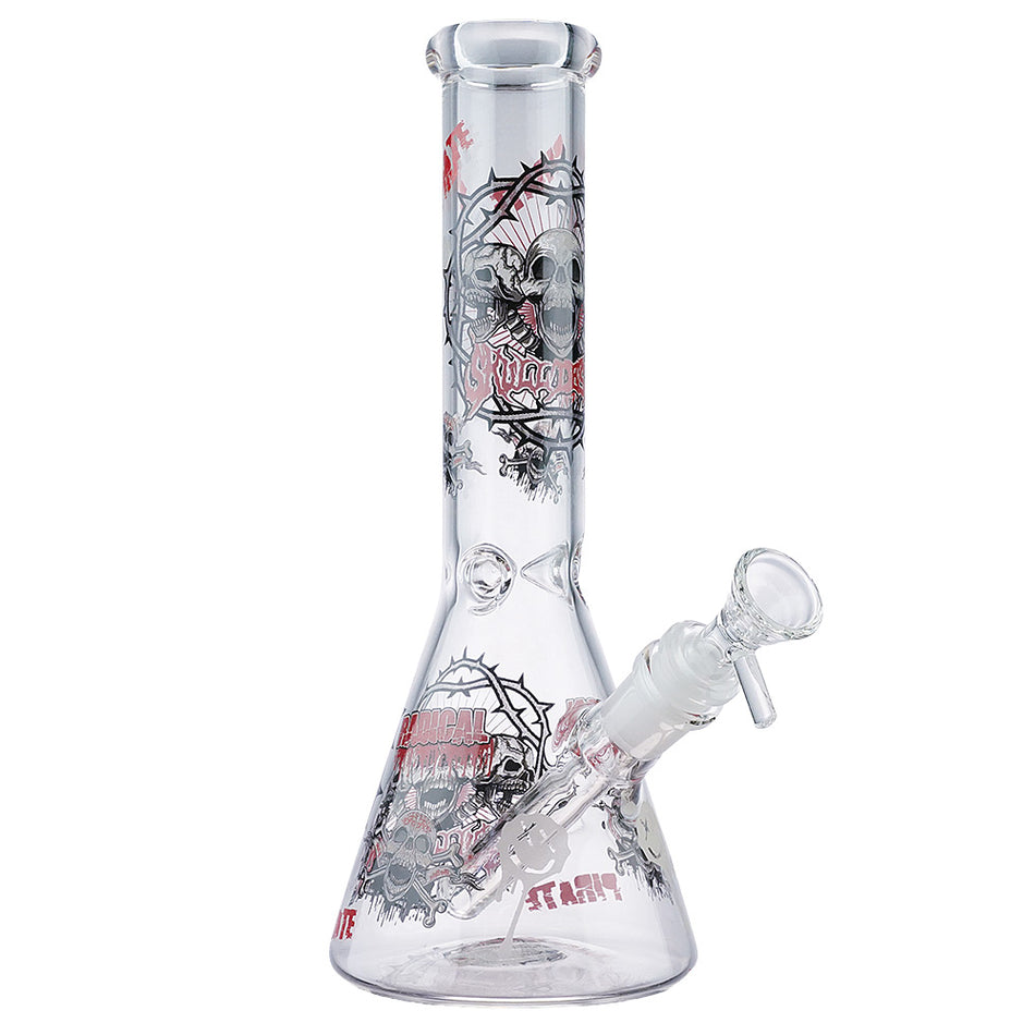 (WATER PIPE) 10" SKULL DESIGN - #1