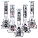 (WATER PIPE) 10" SKULL DESIGN - #4