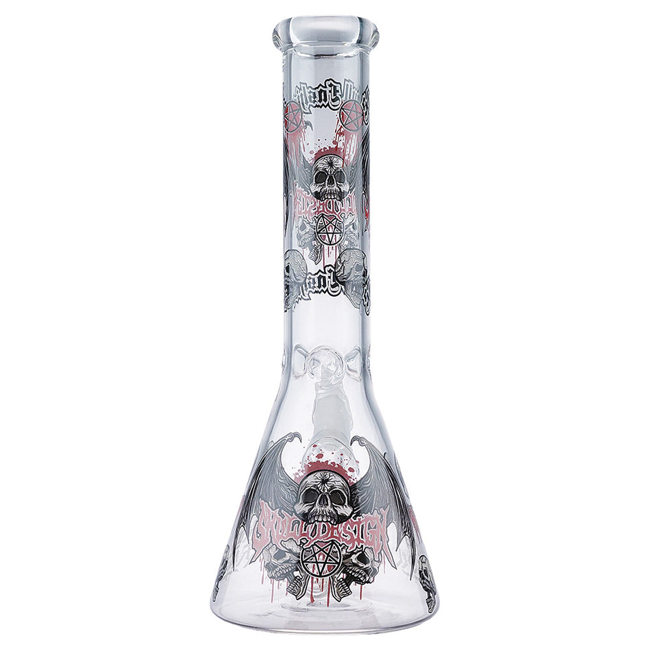 (WATER PIPE) 10" SKULL DESIGN - #2